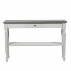 CONSOLE CAMUS GRIS 130X30X85CM