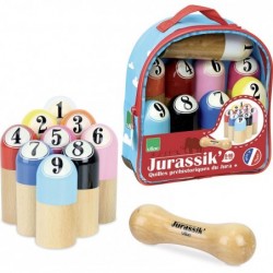 Jurassik' jeu de 9 quilles