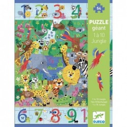 Puzzle 1 à 10 Jungle